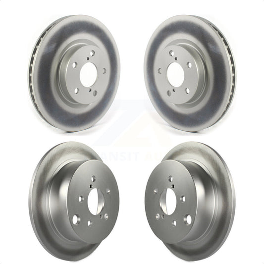 [Avant + Arrière] Kit de disque (revêtu) de frein pour 2017-2021 Subaru Impreza avec 276mm Diameter Rotor KG-101305 par Genius