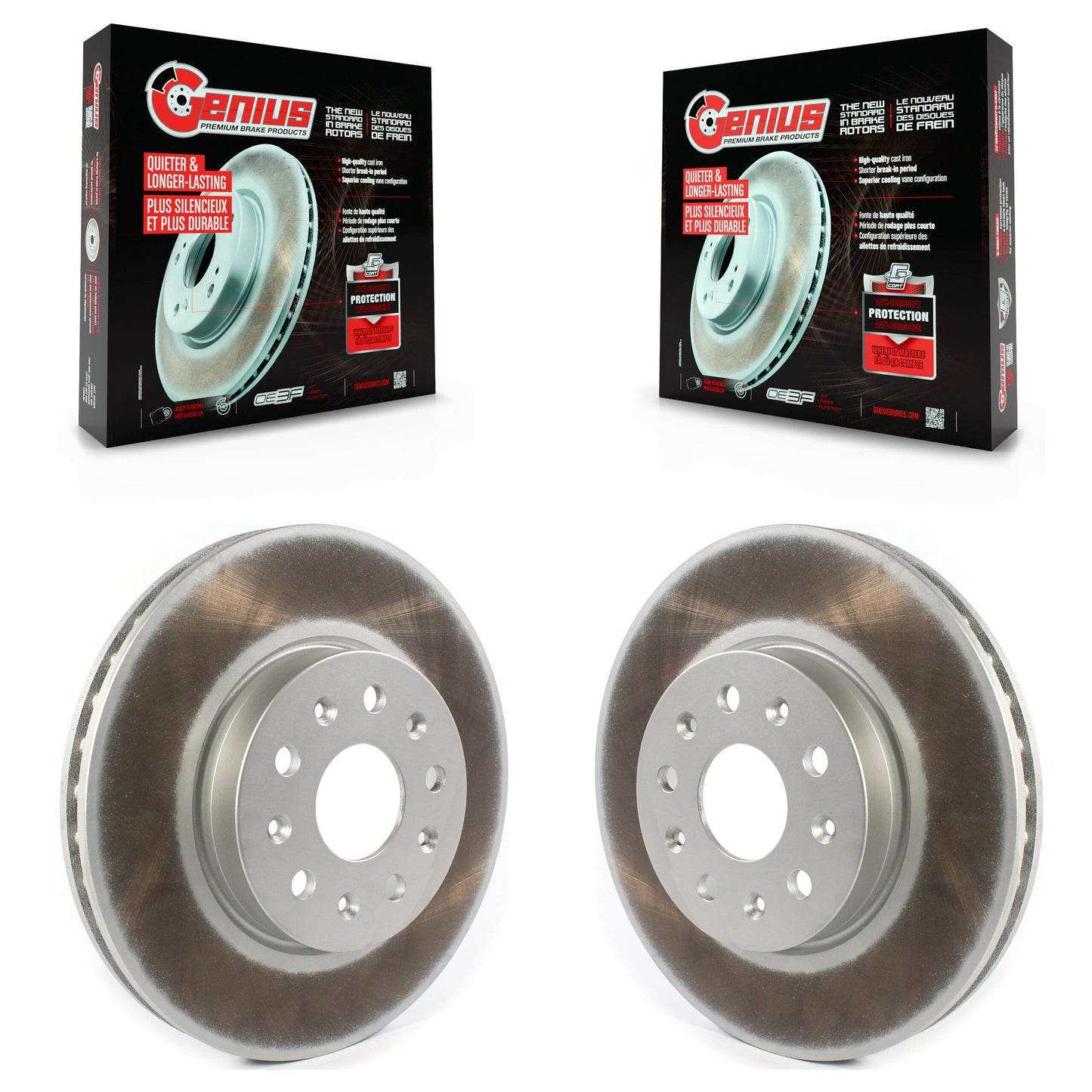 [Avant] Kit de disque (revêtu) de frein pour Chevrolet Camaro Cadillac CTS CT6 CT5 KG-101311