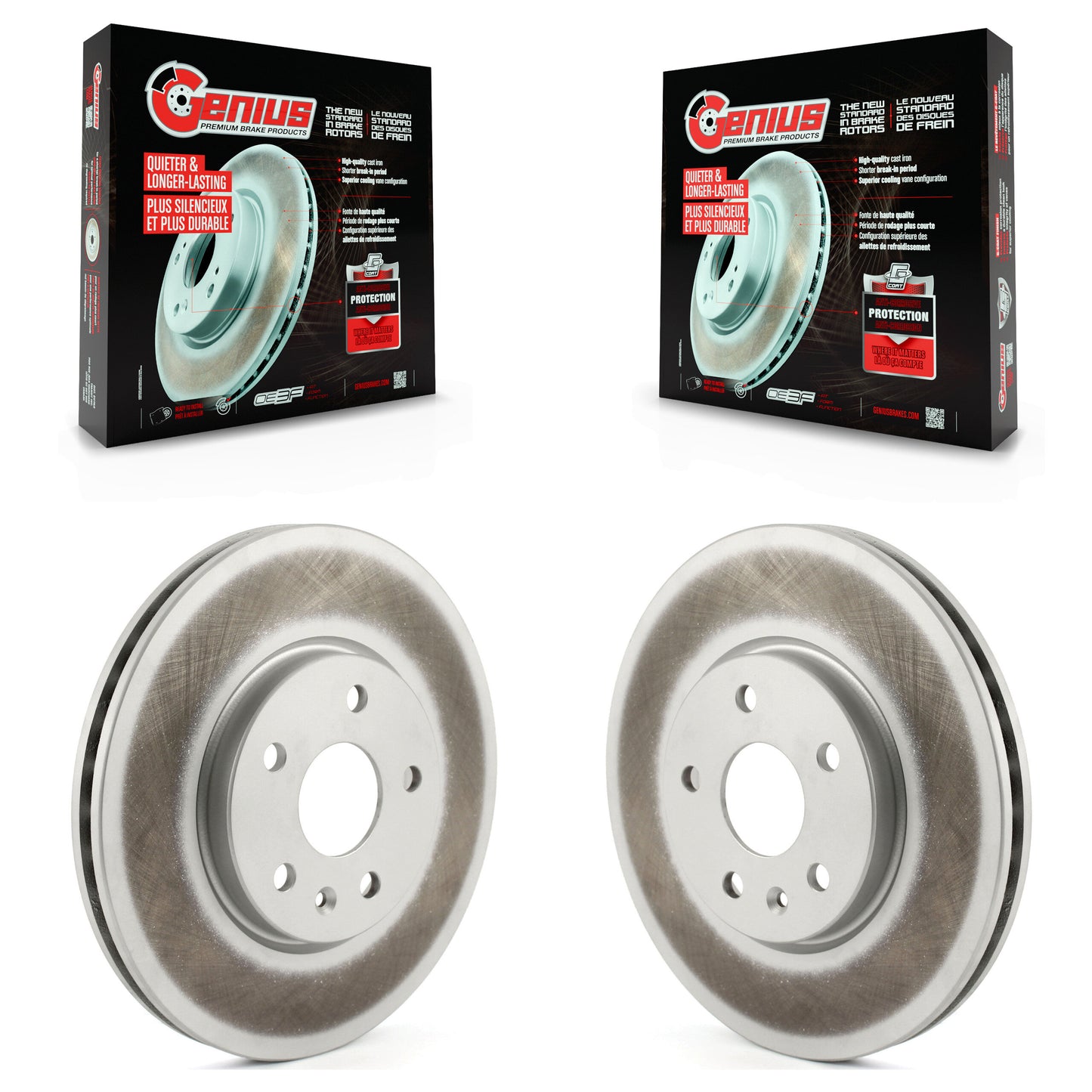 [Avant] Kit de disque (revêtu) de frein pour Buick Envision Cadillac XT4 KG-101313