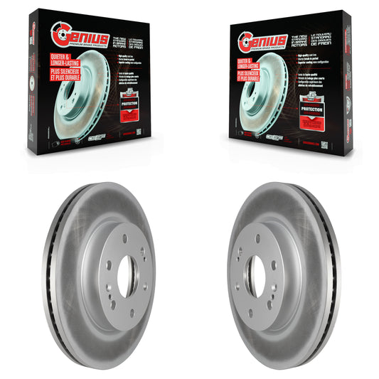 [Avant] Kit de disque (revêtu) de frein pour Chevrolet Silverado 1500 GMC Sierra LD Limited Cadillac Tahoe Yukon Suburban XL Escalade ESV LTD KG-101314