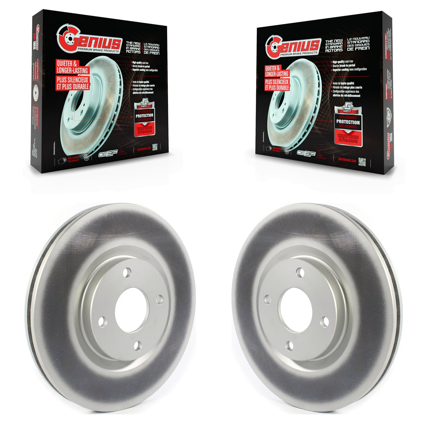 [Avant] Kit de disque (revêtu) de frein pour 2018-2022 Ford EcoSport KG-101316