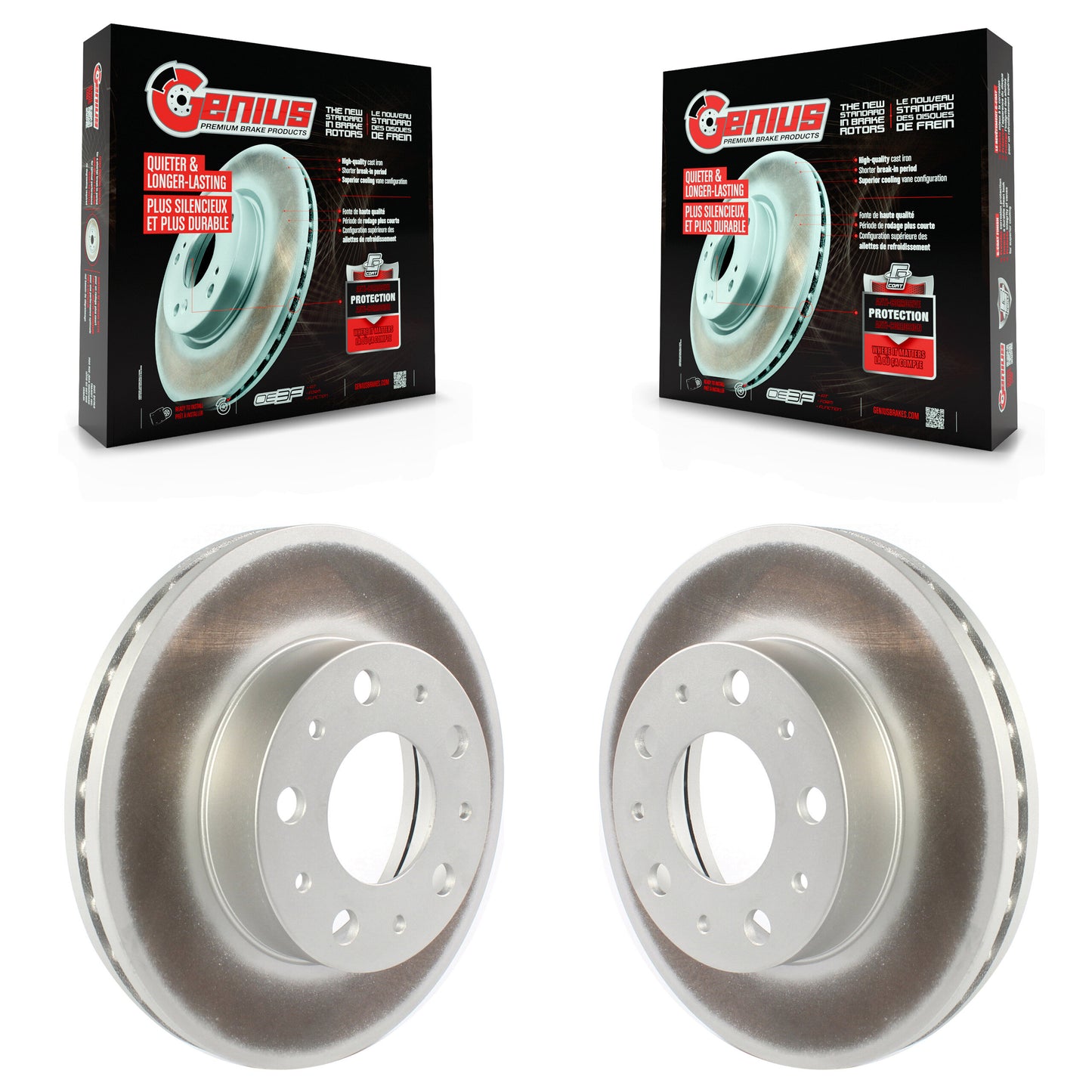 [Avant] Kit de disque (revêtu) de frein pour 2014-2023 Ram ProMaster 1500 2500 3500 KG-101317
