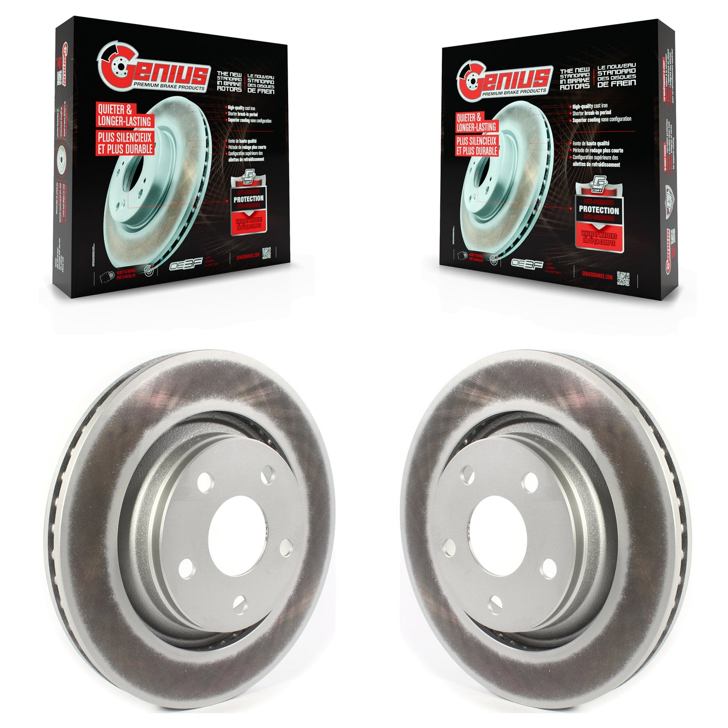 [Avant] Kit de disque (revêtu) de frein pour Jeep Wrangler JK avec 332mm Diameter Rotor KG-101319