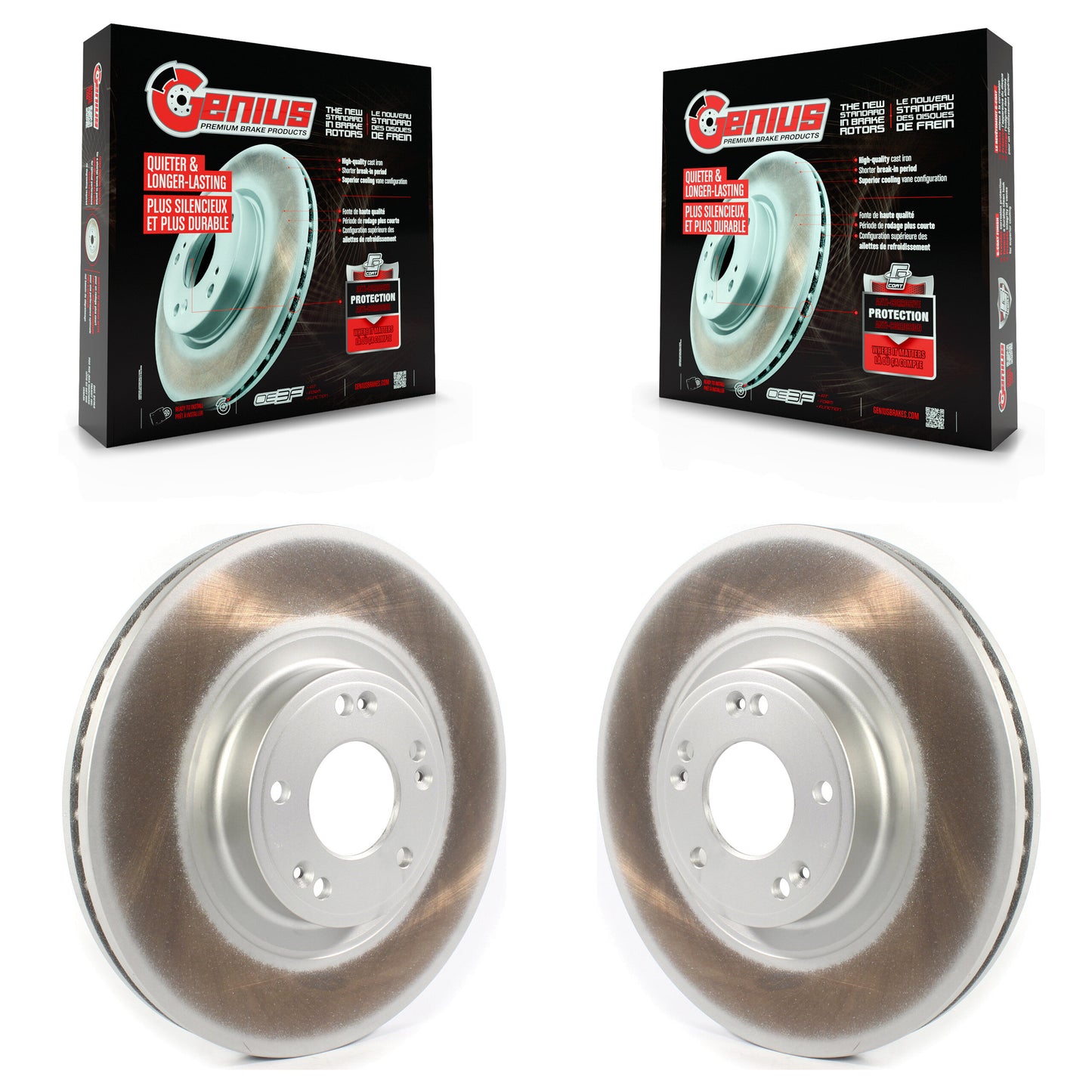 [Avant] Kit de disque (revêtu) de frein pour Hyundai Genesis KG-101323