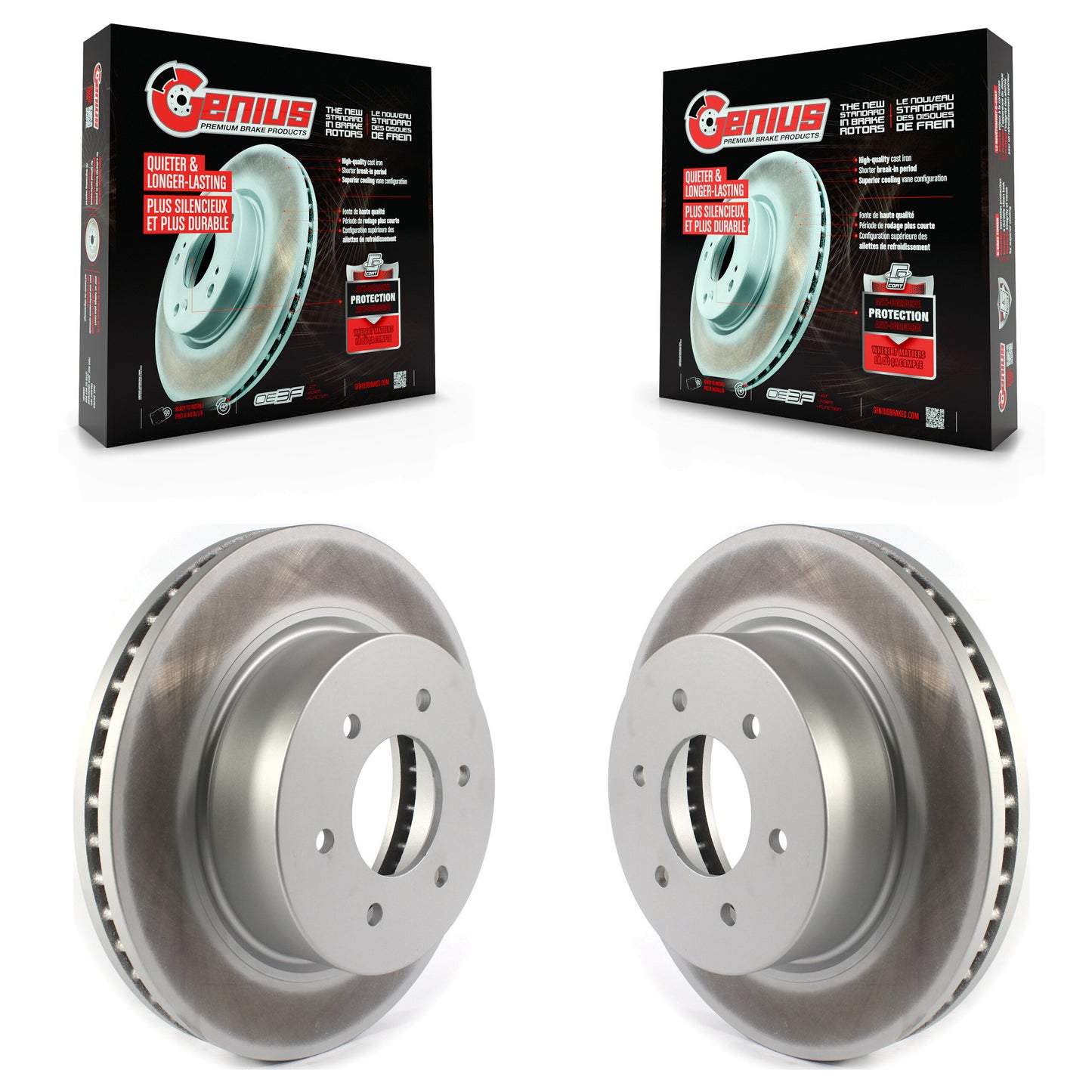 [Avant] Kit de disque (revêtu) de frein pour 2016-2023 Nissan TITAN XD KG-101329