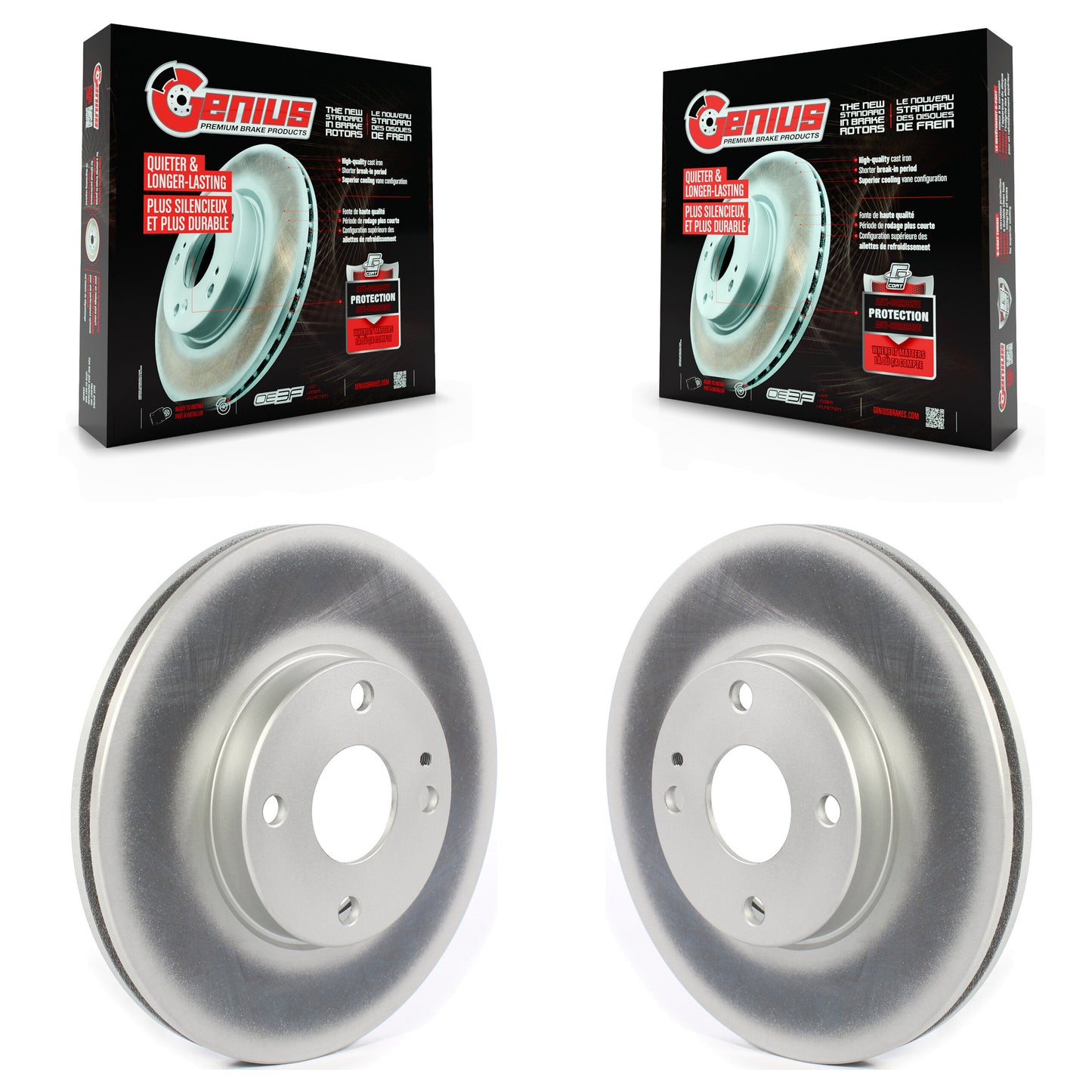 [Avant] Kit de disque (revêtu) de frein pour Toyota Yaris iA Scion KG-101330