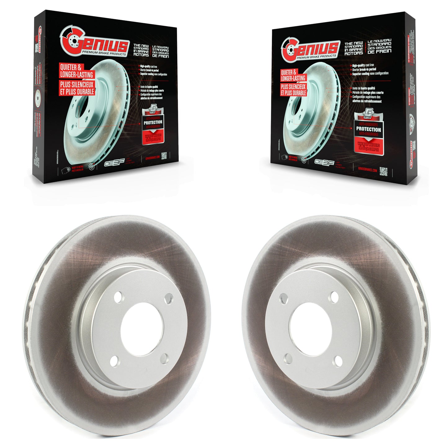 [Avant] Kit de disque (revêtu) de frein pour Nissan Kicks Versa KG-101341