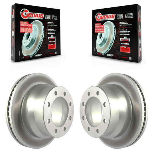 [Arrière] Kit de disque (revêtu) de frein pour Chevrolet Express 3500 GMC Savana 4500 KG-101348