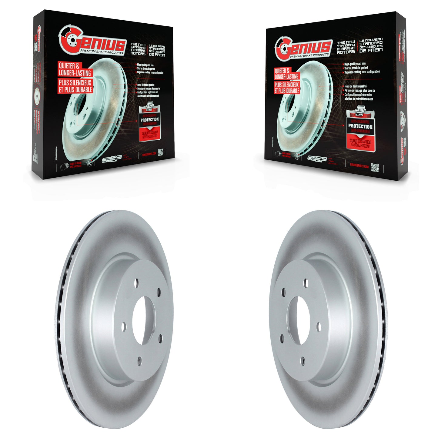[Arrière] Kit de disque (revêtu) de frein pour INFINITI QX50 QX55 KG-101377