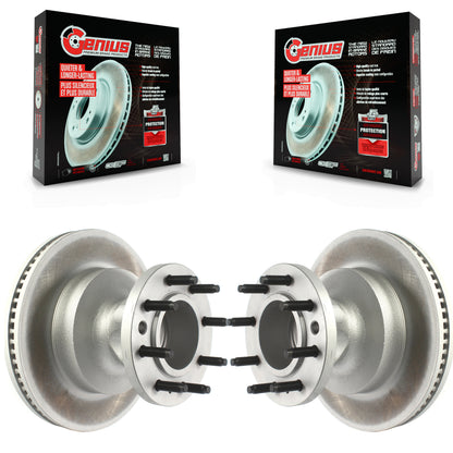 [Avant] Kit d'ensemble disque (revêtu) de frein à disque (revêtu) et moyeu pour Ford E-350 Super Duty E-450 Econoline KG-101383