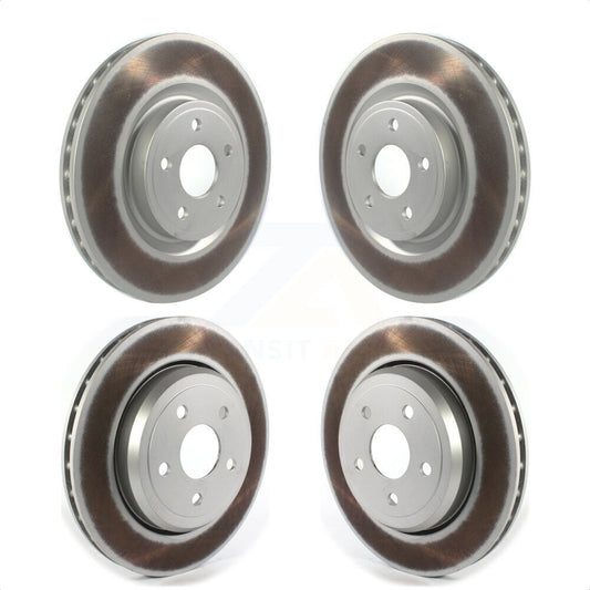[Avant + Arrière] Kit de disque (revêtu) de frein pour Jeep Grand Cherokee Dodge Durango KG-101385 par Genius