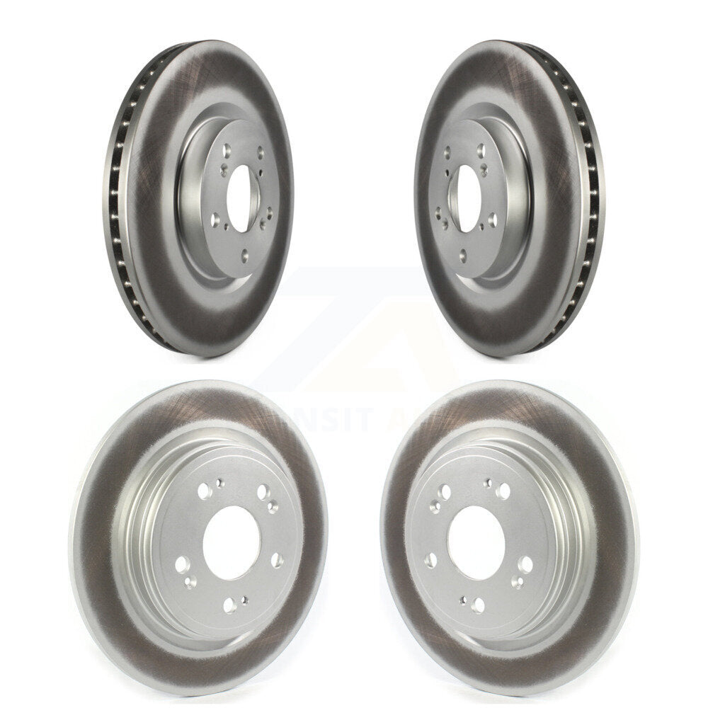 [Avant + Arrière] Kit de disque (revêtu) de frein pour 2014-2020 Acura RLX Sport Hybrid SH-AWD KG-101388