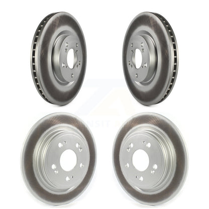 [Avant + Arrière] Kit de disque (revêtu) de frein pour 2014-2020 Acura RLX Sport Hybrid SH-AWD KG-101388