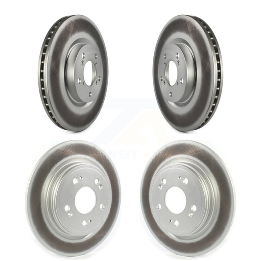 [Avant + Arrière] Kit de disque (revêtu) de frein pour 2014-2020 Acura RLX Sport Hybrid SH-AWD KG-101388