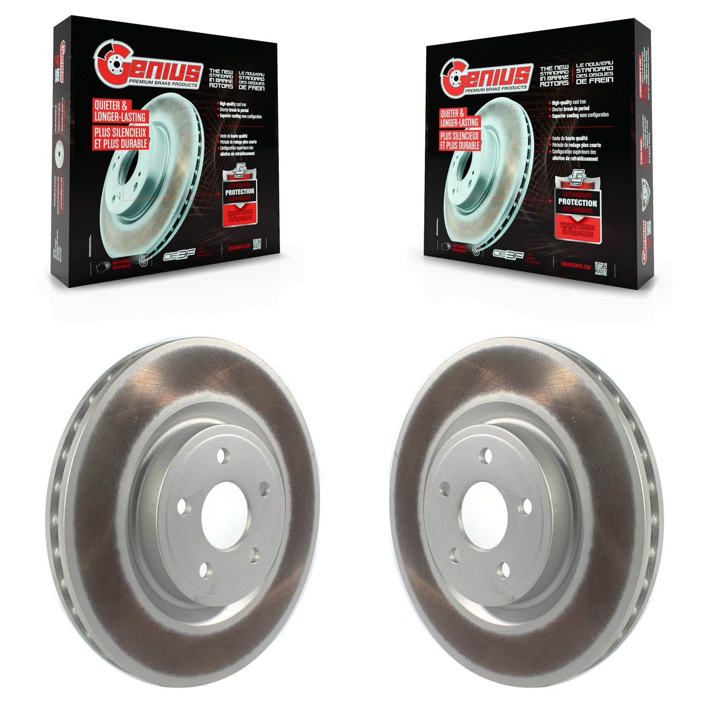 [Avant] Kit de disque (revêtu) de frein pour Jeep Grand Cherokee Dodge Durango KG-101391