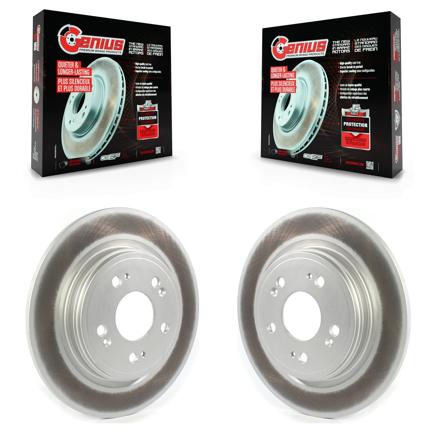 [Arrière] Kit de disque (revêtu) de frein pour 2014-2020 Acura RLX KG-101395