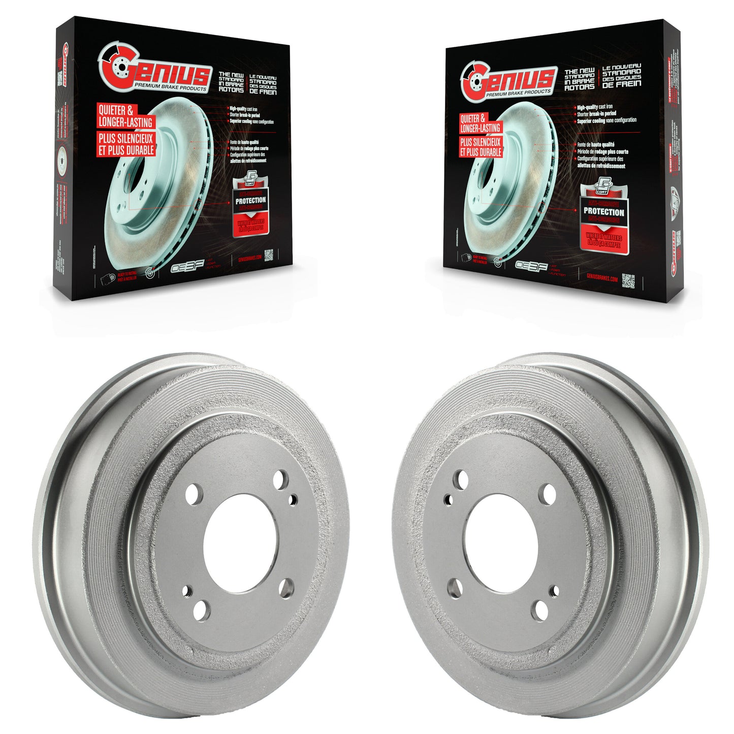 [Arrière] Kit de Tambour de frein pour Honda Civic Fit Accord Acura EL KG-101398