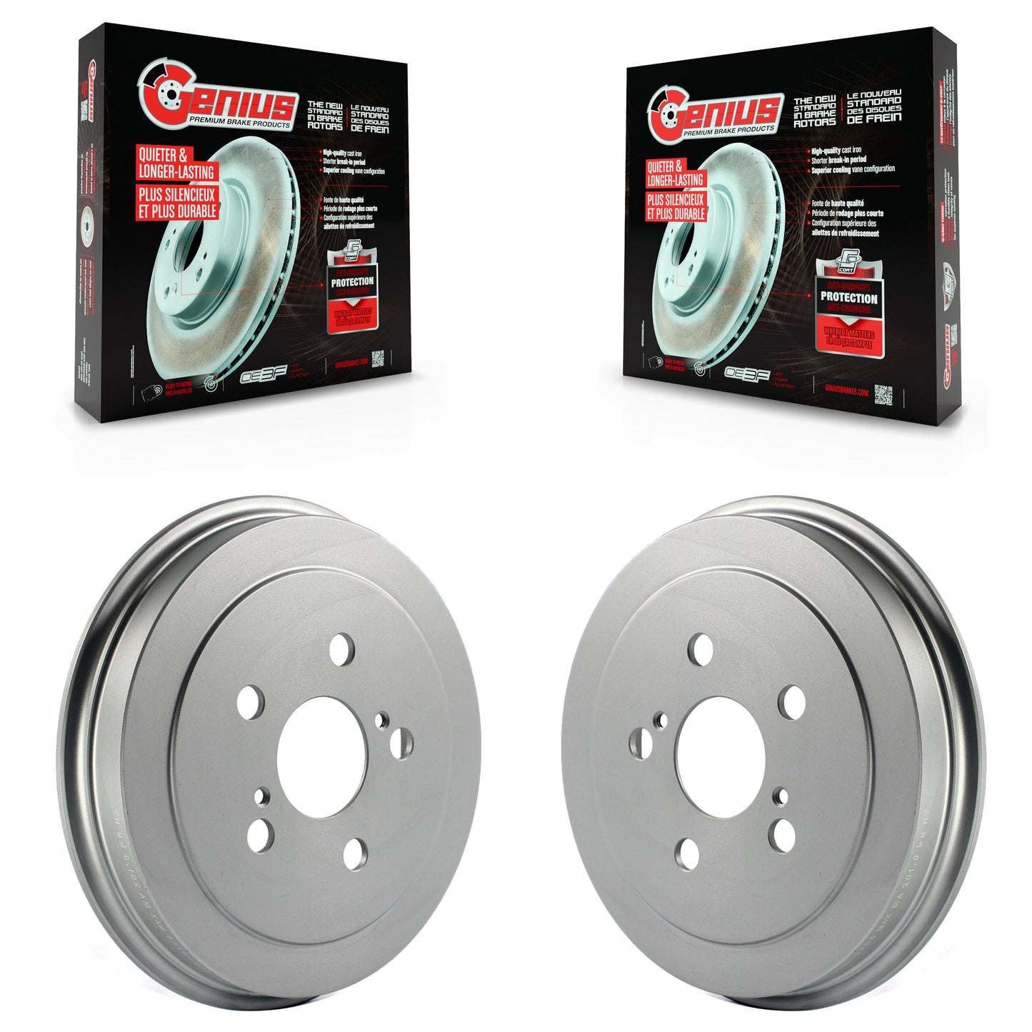 [Arrière] Kit de Tambour de frein pour Toyota Corolla Prius Celica KG-101401
