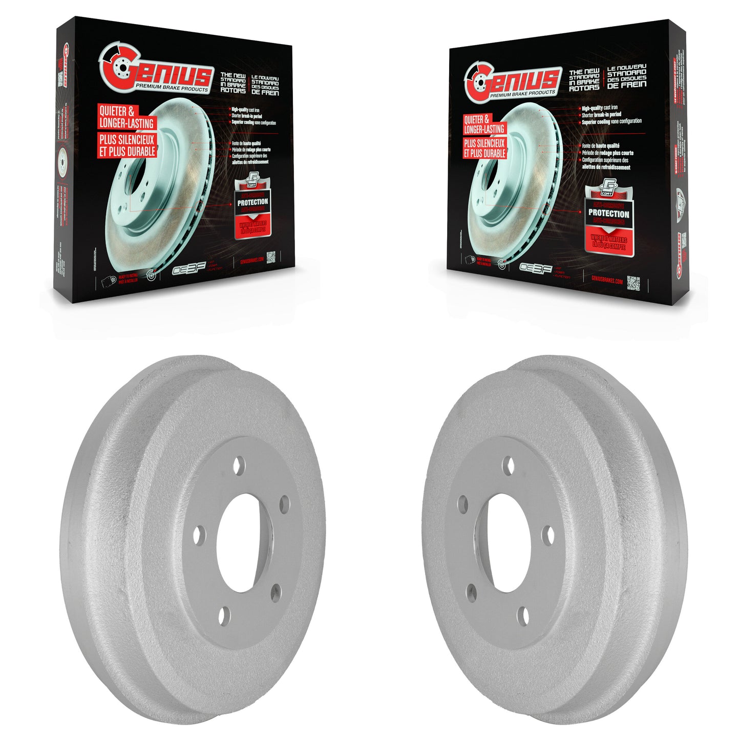 [Arrière] Kit de Tambour de frein pour Ford Escape Mazda Tribute Mercury Mariner KG-101406