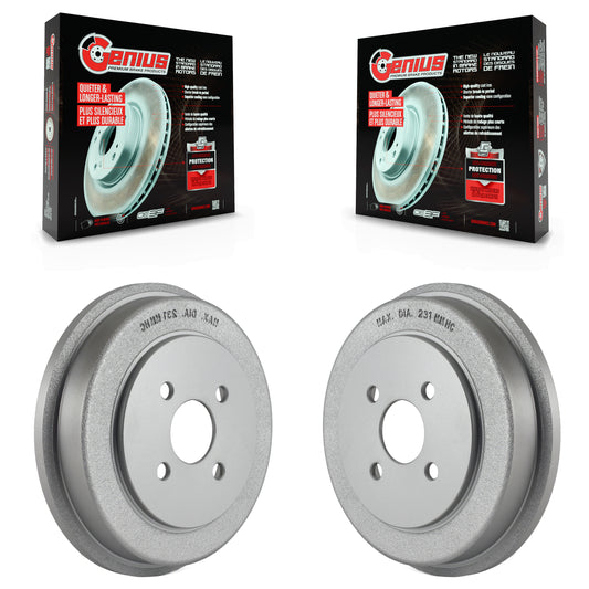 [Arrière] Kit de Tambour de frein pour Chevrolet Cobalt Saturn Ion Pontiac G5 Pursuit KG-101408
