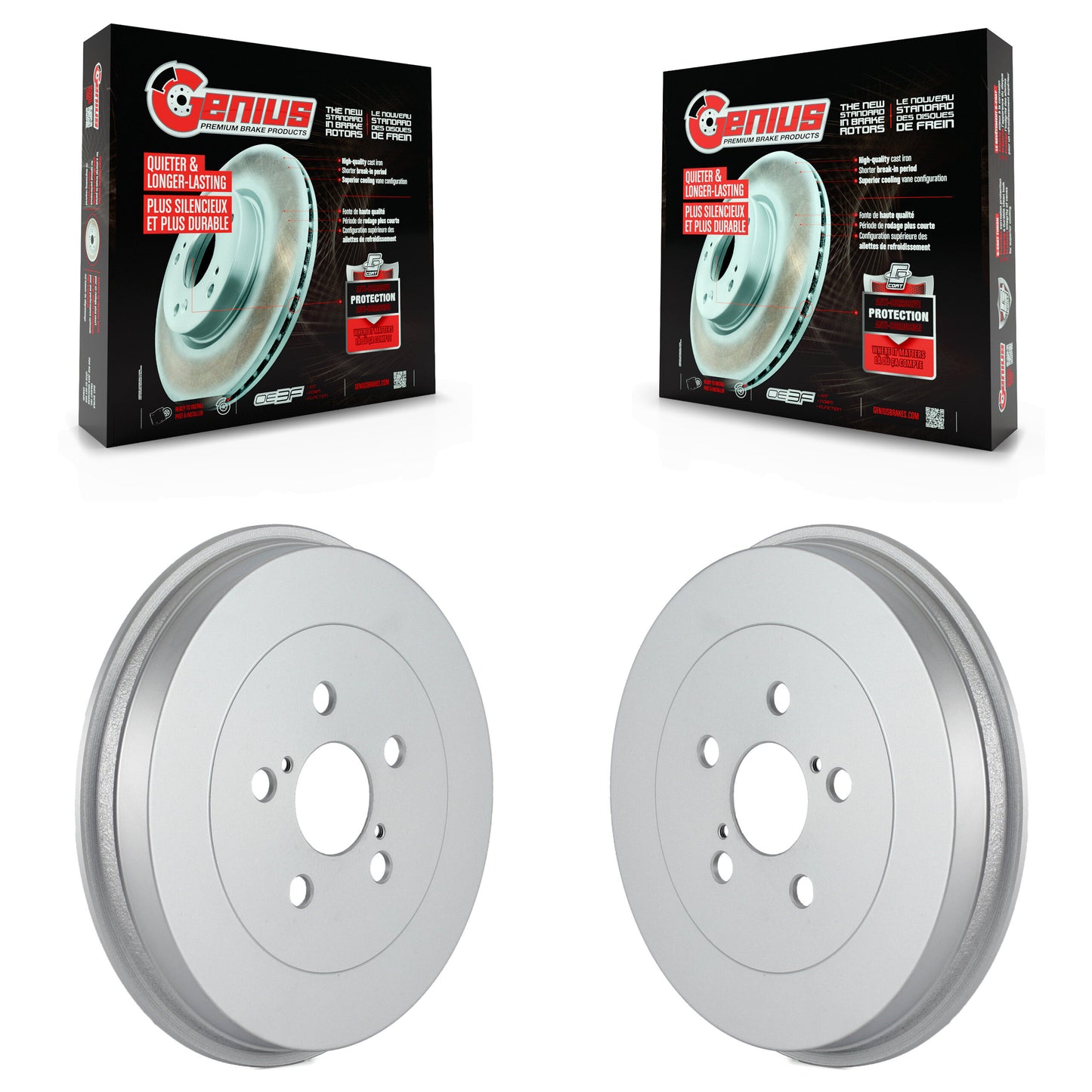 [Arrière] Kit de Tambour de frein pour Toyota Matrix Pontiac Vibe KG-101411