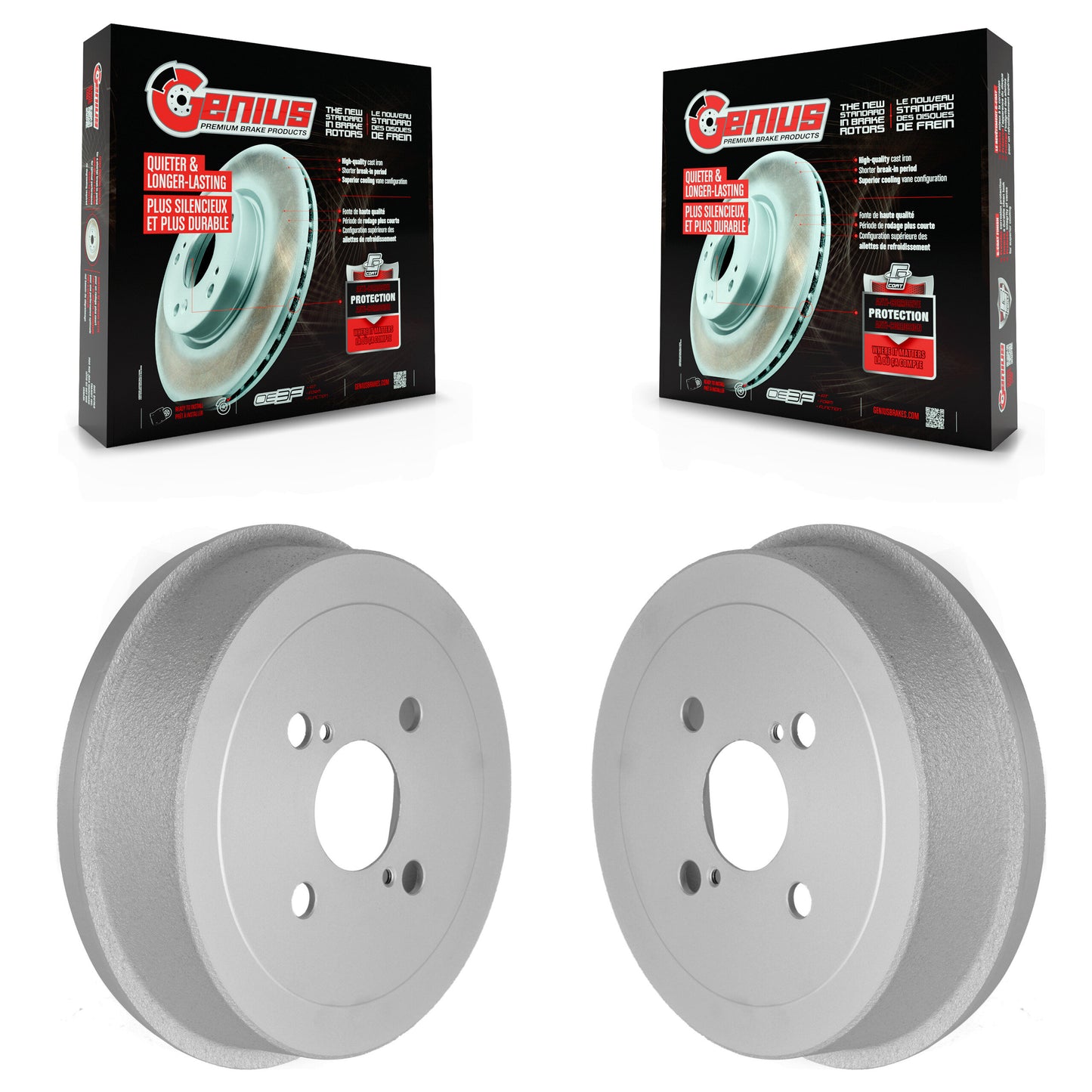 [Arrière] Kit de Tambour de frein pour Toyota Corolla Prizm Chevrolet Geo KG-101413