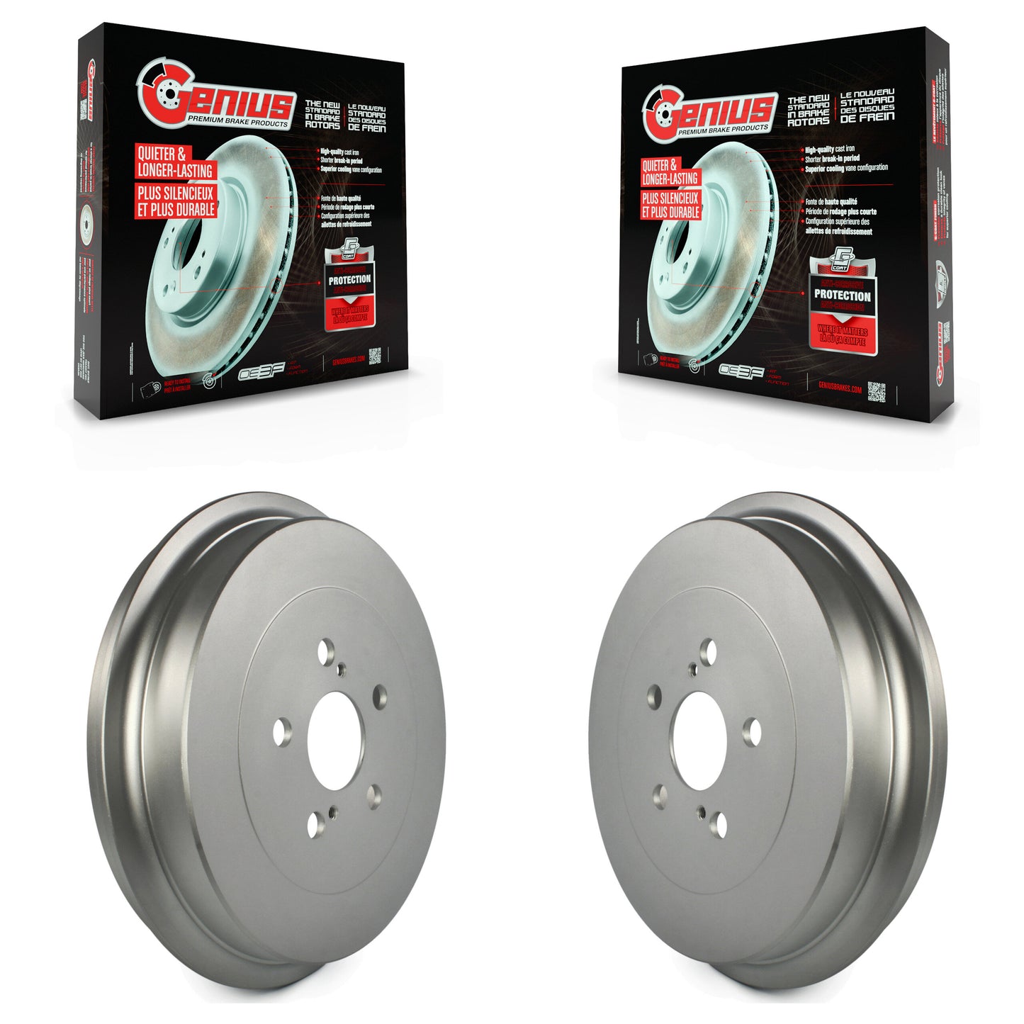 [Arrière] Kit de Tambour de frein pour 2009-2019 Toyota Corolla KG-101419