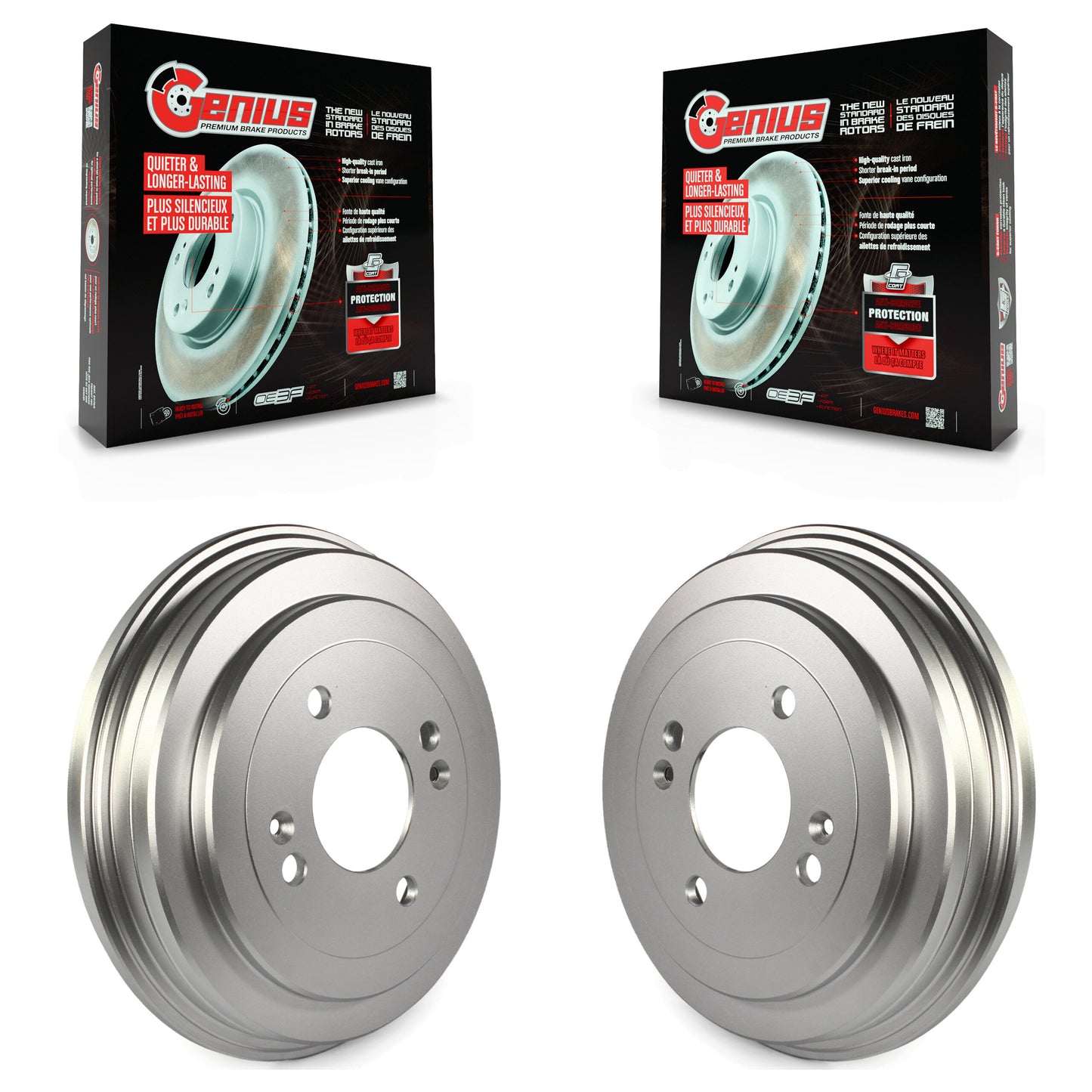 [Arrière] Kit de Tambour de frein pour Hyundai Accent Kia Rio Rio5 KG-101420