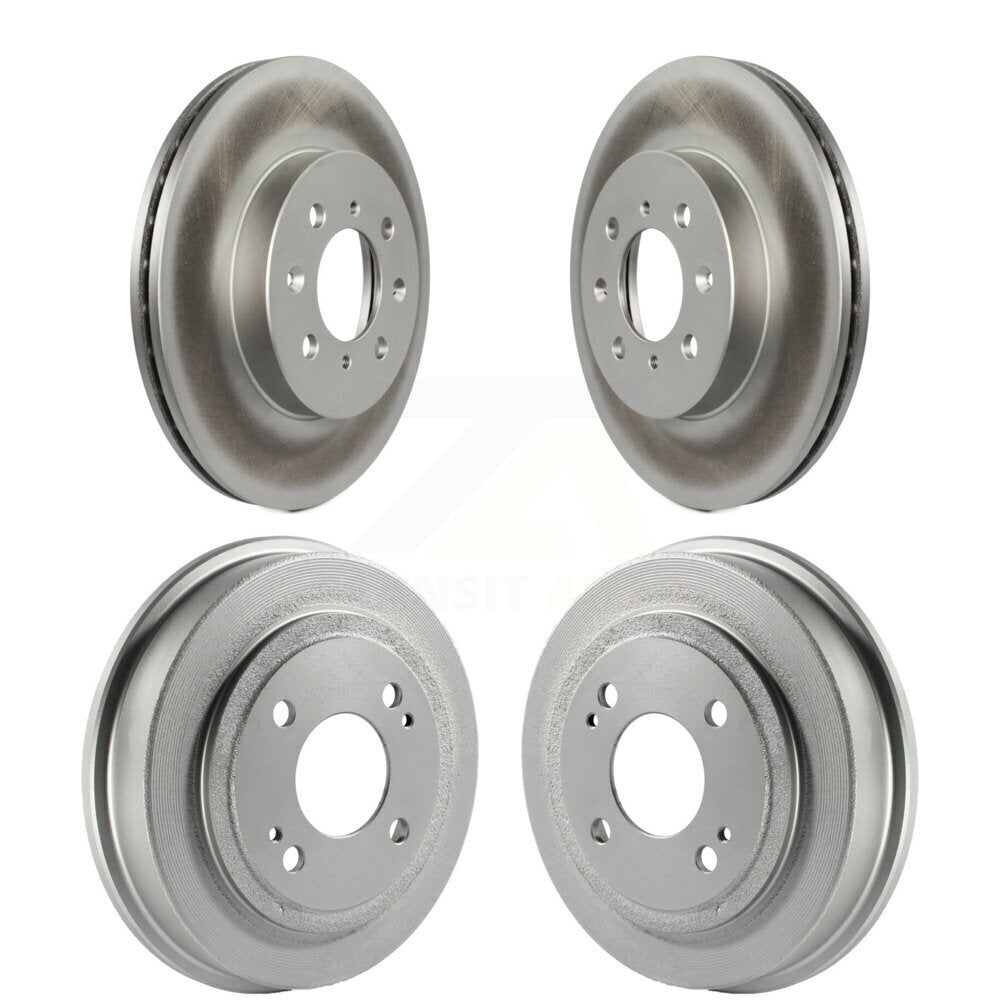 [Avant + Arrière] Kit d'ensemble disque de frein à disque et moyeu pour Honda Civic Fit Acura EL KG-101424