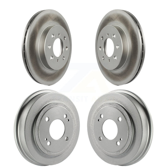 [Avant + Arrière] Kit d'ensemble disque de frein à disque et moyeu pour Honda Civic Fit Acura EL KG-101424
