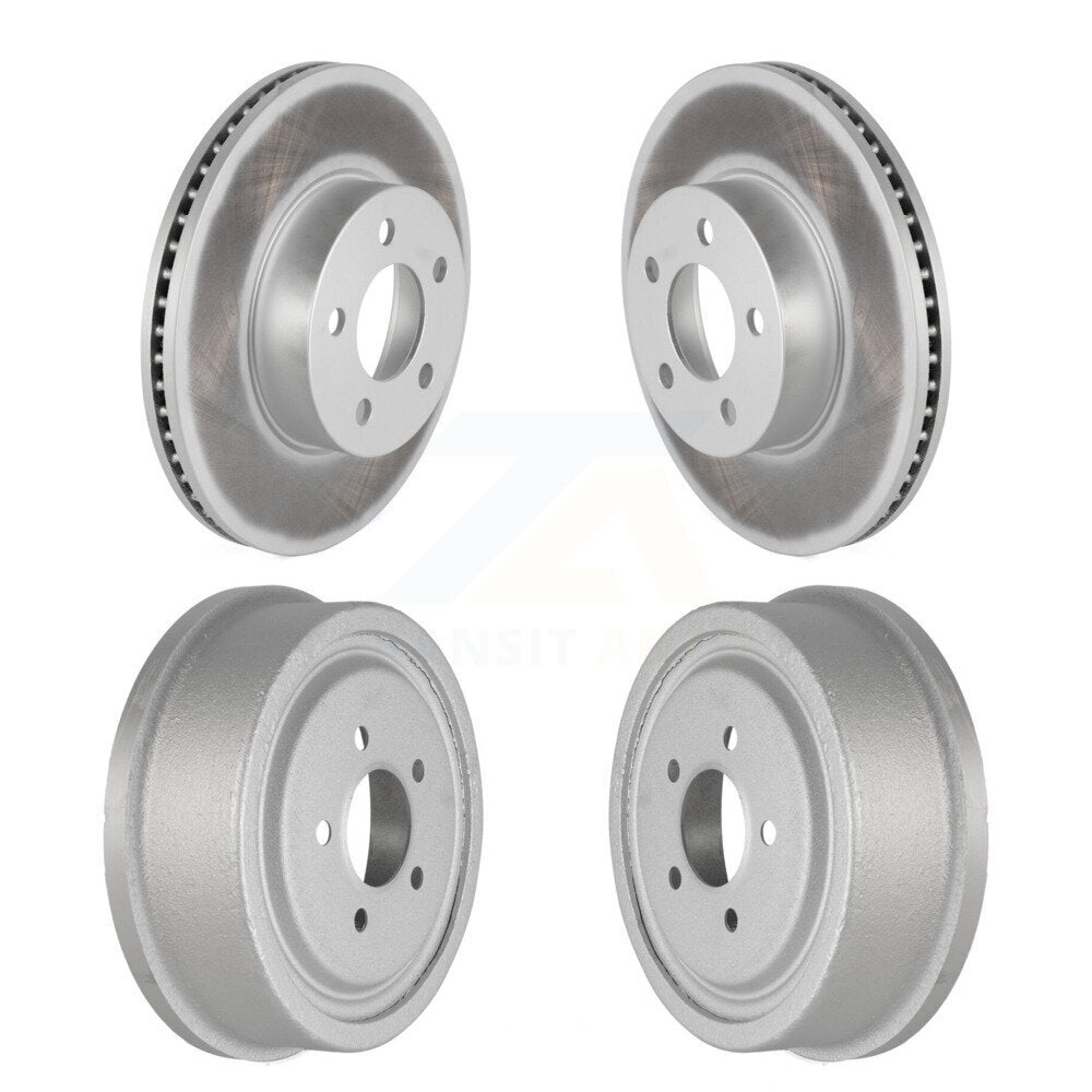 [Avant + Arrière] Kit d'ensemble disque de frein à disque et moyeu pour Ford Ranger Mazda B4000 avec 10" Diameter Drum KG-101426