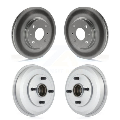 [Avant + Arrière] Kit d'ensemble disque de frein à disque et moyeu pour 2008 Ford Focus Wheel Bearing Includes KG-101432