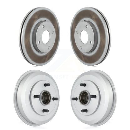 [Avant + Arrière] Kit d'ensemble disque de frein à disque et moyeu pour 2005-2007 Ford Focus Wheel Bearing Includes KG-101433
