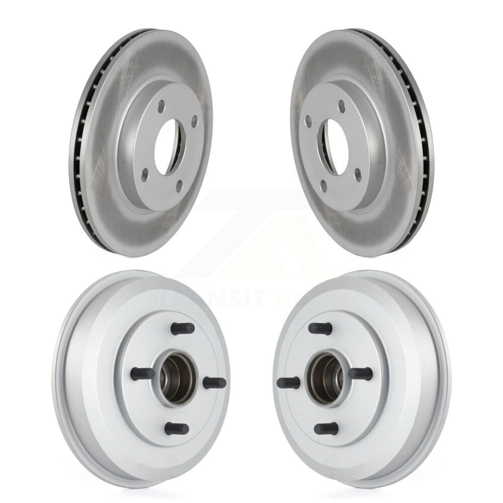 [Avant + Arrière] Kit d'ensemble disque de frein à disque et moyeu pour Ford Focus Wheel Bearing Includes KG-101434