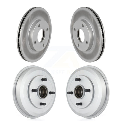 [Avant + Arrière] Kit d'ensemble disque de frein à disque et moyeu pour Ford Focus Wheel Bearing Includes KG-101434