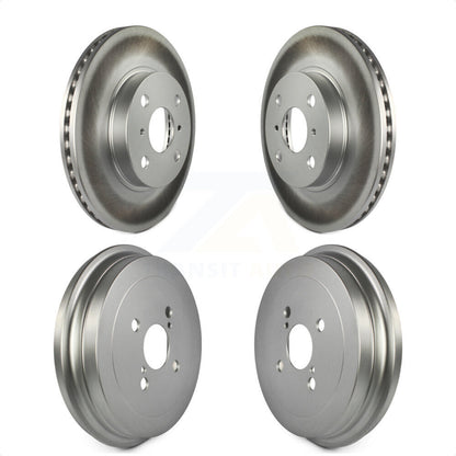 [Avant + Arrière] Kit d'ensemble disque de frein à disque et moyeu pour Toyota Yaris KG-101437 par Genius