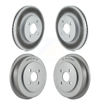 [Avant + Arrière] Kit d'ensemble disque de frein à disque et moyeu pour Chevrolet Cobalt Saturn Ion Pontiac G5 Pursuit KG-101443
