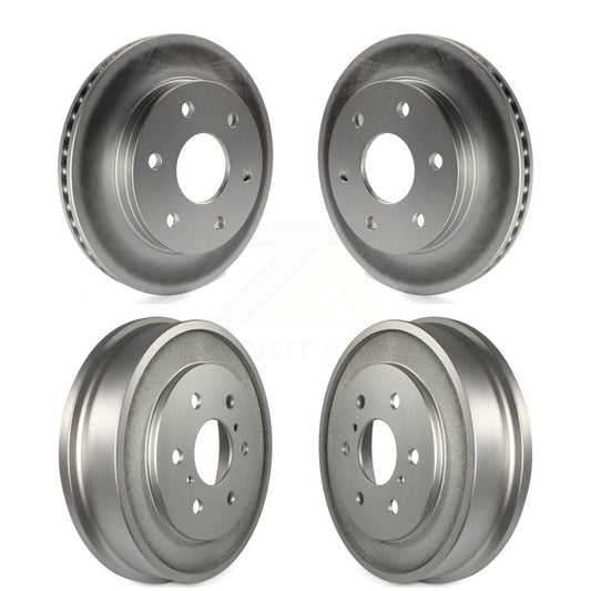 [Avant + Arrière] Kit d'ensemble disque de frein à disque et moyeu pour Chevrolet Silverado 1500 GMC Sierra Classic rear brakes KG-101447