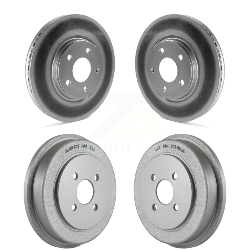 [Avant + Arrière] Kit d'ensemble disque de frein à disque et moyeu pour 2006 Pontiac Pursuit avec Brakes KG-101448