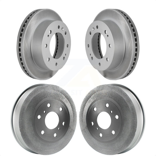[Avant + Arrière] Kit d'ensemble disque de frein à disque et moyeu pour 2011 Chevrolet Silverado 1500 Hybrid KG-101452 par Genius