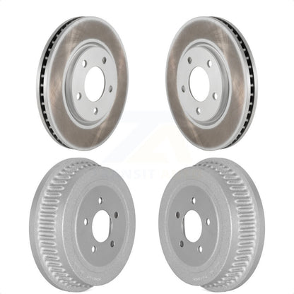 [Avant + Arrière] Kit d'ensemble disque de frein à disque et moyeu pour Dodge Chrysler Town & Country Grand Caravan Voyager KG-101457 par Genius