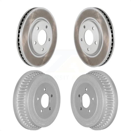 [Avant + Arrière] Kit d'ensemble disque de frein à disque et moyeu pour Dodge Chrysler Town & Country Grand Caravan Voyager KG-101457 par Genius