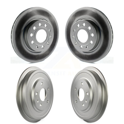 [Avant + Arrière] Kit d'ensemble disque de frein à disque et moyeu pour 2011-2012 Volkswagen Jetta avec 280mm Diameter Rotor KG-101460
