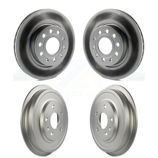 [Avant + Arrière] Kit d'ensemble disque de frein à disque et moyeu pour 2011-2012 Volkswagen Jetta avec 280mm Diameter Rotor KG-101460