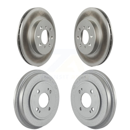 [Avant + Arrière] Kit d'ensemble disque de frein à disque et moyeu pour Honda Civic Fit Insight KG-101462