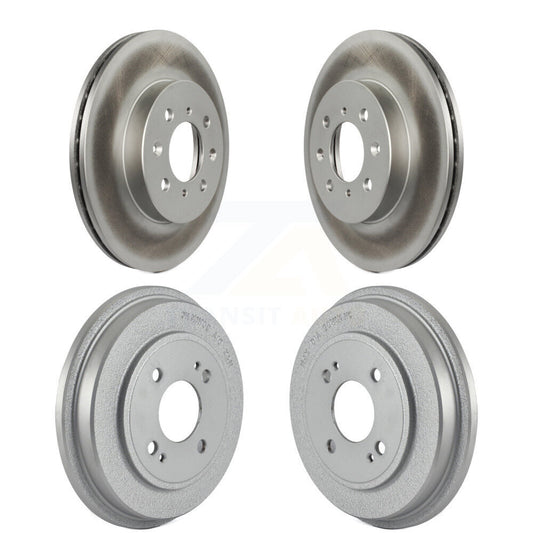 [Avant + Arrière] Kit d'ensemble disque de frein à disque et moyeu pour Honda Civic Fit Insight KG-101462