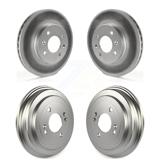 [Avant + Arrière] Kit d'ensemble disque de frein à disque et moyeu pour Hyundai Accent Kia Rio Rio5 KG-101466