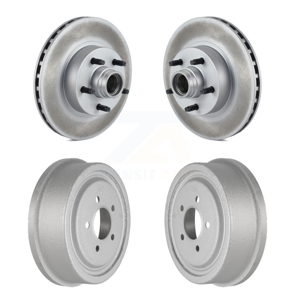 [Avant + Arrière] Kit d'ensemble disque de frein à disque et moyeu pour Ford Ranger avec 10" Diameter Drum KG-101469