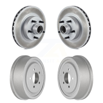 [Avant + Arrière] Kit d'ensemble disque de frein à disque et moyeu pour Ford Ranger avec 10" Diameter Drum KG-101469