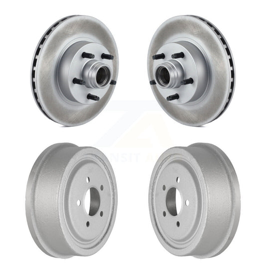 [Avant + Arrière] Kit d'ensemble disque de frein à disque et moyeu pour Ford Ranger avec 10" Diameter Drum KG-101469